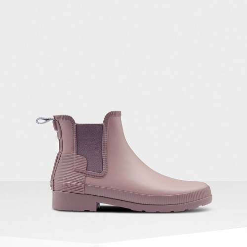 Hunter Refined Texture Block Slim Fit Chelsea Boots (U650J) Ireland